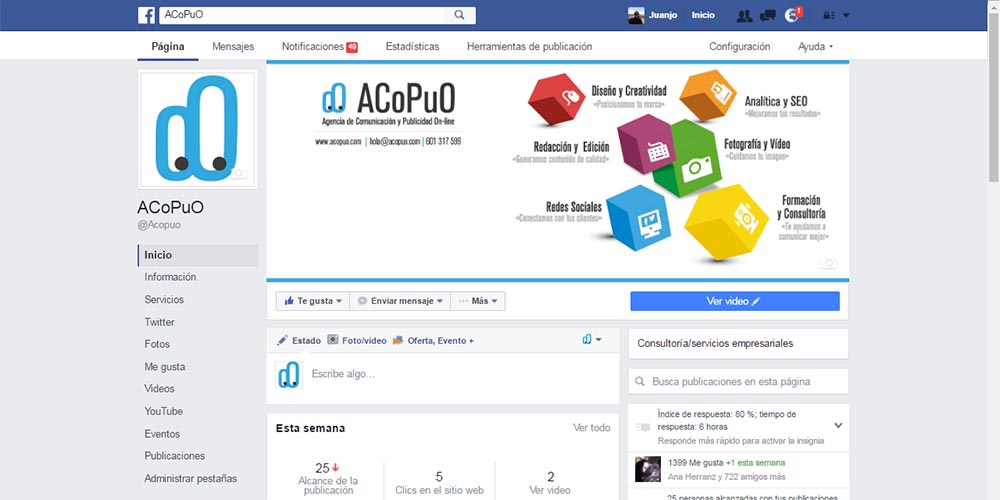 antigua pagina facebook Es Baluard